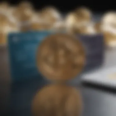 Cryptocurrency to Gift Card Transition A conceptual illustration depicting the flow of cryptocurrency into gift card purchases