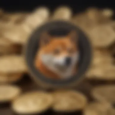 Shiba Inu Coin Logo and Cryptocurrency Symbols Shiba Inu Coin logo and cryptocurrency symbols