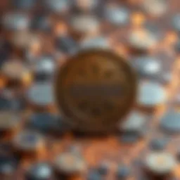 An abstract representation of Anna Coin's blockchain technology