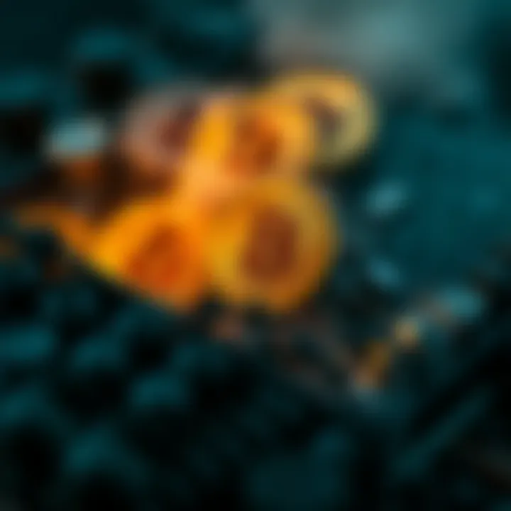 Visual representation of environmental implications of Bitcoin mining