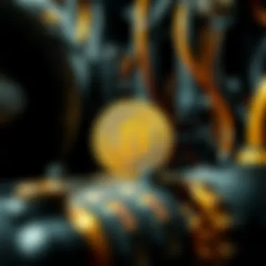 Understanding Bitcoin Mining Mechanics Conceptual illustration of Bitcoin mining mechanics