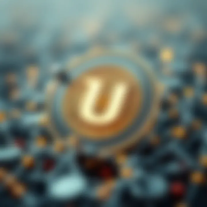 Visual representation of Unicoin crypto's blockchain technology